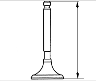 3. Измерьте длину каждого клапана.