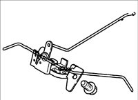 6. Отсоедините от замка тяги наружной ручки, цилиндра замка и активатора