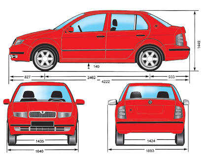    Skoda Fabia 1.4 Sedan