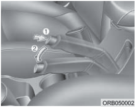 Отпускание стояночного тормоза