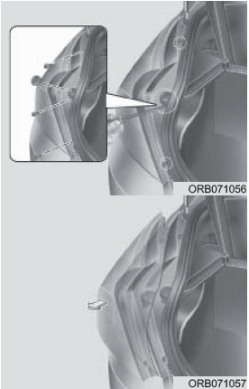 1.Откройте багажное отделение
