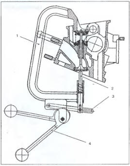 Приспособление для рассухаривания клапанов М9832-386.