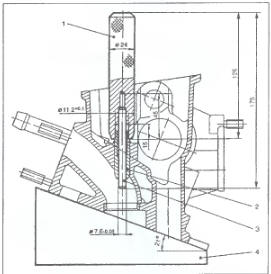 Оправка для запрессовки направляющих втулок клапанов М9840-748.
