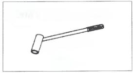 Ключ гаечный для крепления верхней опоры амортизационной стойки и-42468.