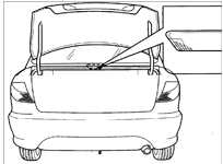 Эта лампа включается при открытии крышки багажника. Она горит непрерывно все