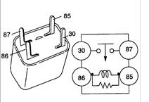 5. Снимите реле и дополнительными проводами подайте напряжение от
