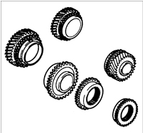 3. Визуально проверьте состояние кольца синхронизатора на отсутствие
