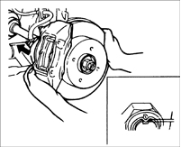 9. Затяните гайку с буртиком крепления приводного вала и забейте буртик гайки