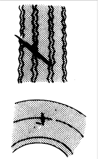 12. Шина должна быть заменена при наличии глубоких трещин, повреждений,
