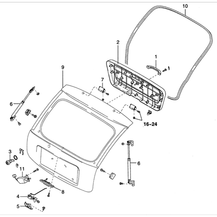 Дверь багажного отделения