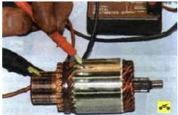 22. На шлицах и цапфах вала якоря не должно быть повреждений (забоины и задиры).