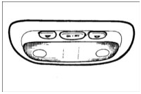 Лампа освещения салона и трехпозиционный переключатель
