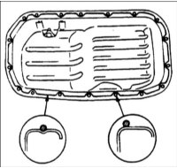 8. Нанесите непрерывный слой герметика диаметром 4 мм на сопрягаемую поверхность