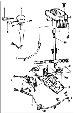 Рычаг селектора