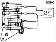 2. Измерьте сопротивление вторичной обмотки между катушки зажигания клеммами