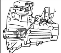 9. Отсоедините трубку со стороны шланга сцепления.