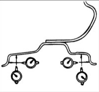 2. Индикатором часового типа измерьте биение колеса.