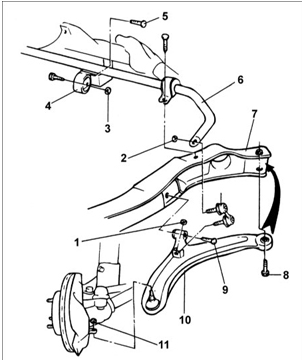 Нижний рычаг передней подвески