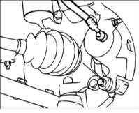 2. Снимите тормозные колодки.