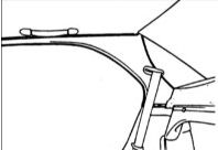 4. Снимите верхнюю обивку задней стойки.