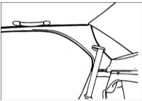 3. Снимите держатели и отделку потолка.